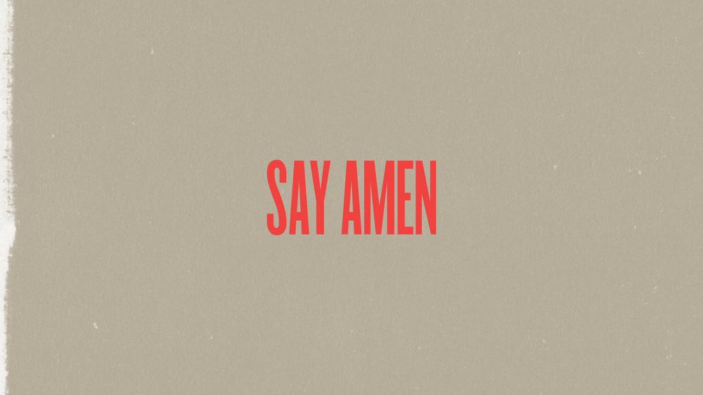 Say Amen (Lyric Video)