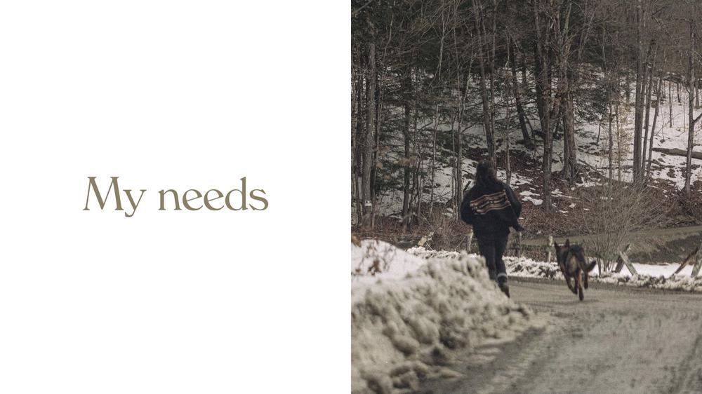 Your Needs, My Needs (Lyric Video)