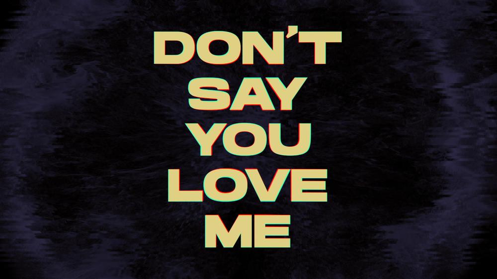 Don't Say You Love Me