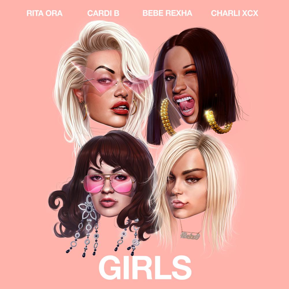 Girls (feat. Cardi B, Bebe Rexha & Charli XCX) 2018 Rita Ora; Cardi B; Bebe Rexha; Charli XCX Girls (feat. Cardi B, Bebe Rexha & Charli XCX) 2018 Rita Ora; Cardi B; Bebe Rexha; Charli XCX