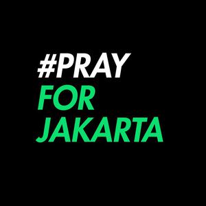 #PrayForJakarta